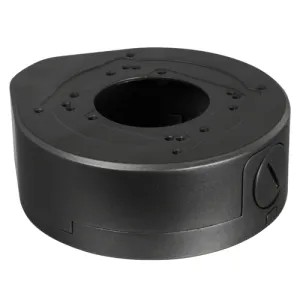 Boite de connexions - Pour caméras dôme - Adapté pour une utilisation extérieure - Installation dans un plafond ou un mur - Couleur Gris - Passage de câble